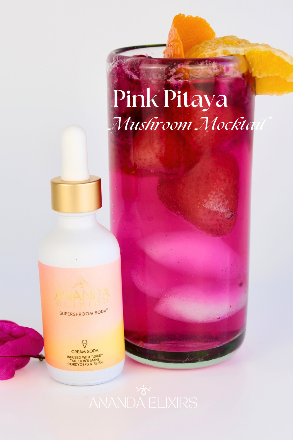 Pink Pitaya Mushroom Margarita